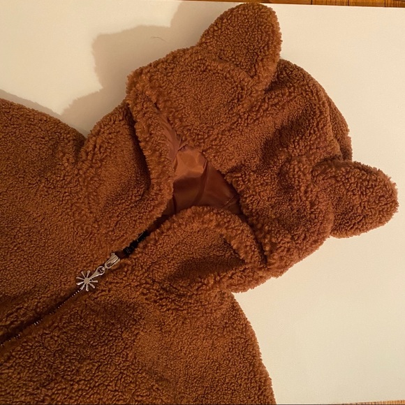 bear in mind fuzzy jacket